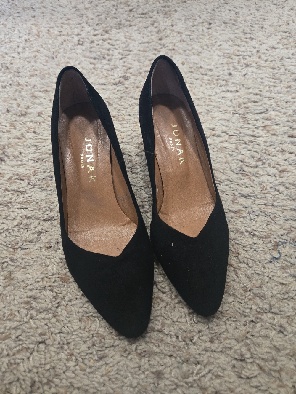 Jonak Debrief Women's Pointed-Toe Suede Pumps Size 37